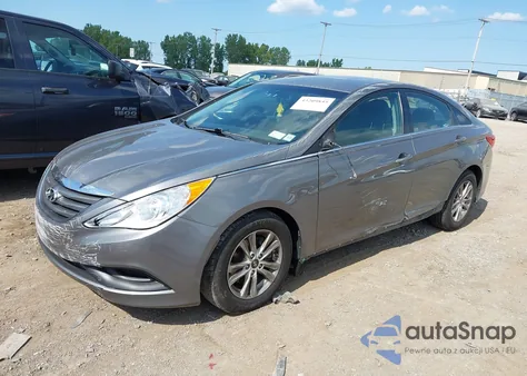 2014 Hyundai Sonata Gls z USA, uszkodzony, nr VIN 5NPEB4AC5EH811836